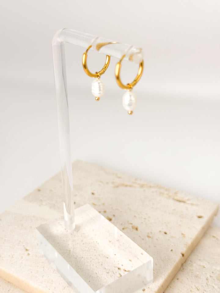 Pearl Hoops